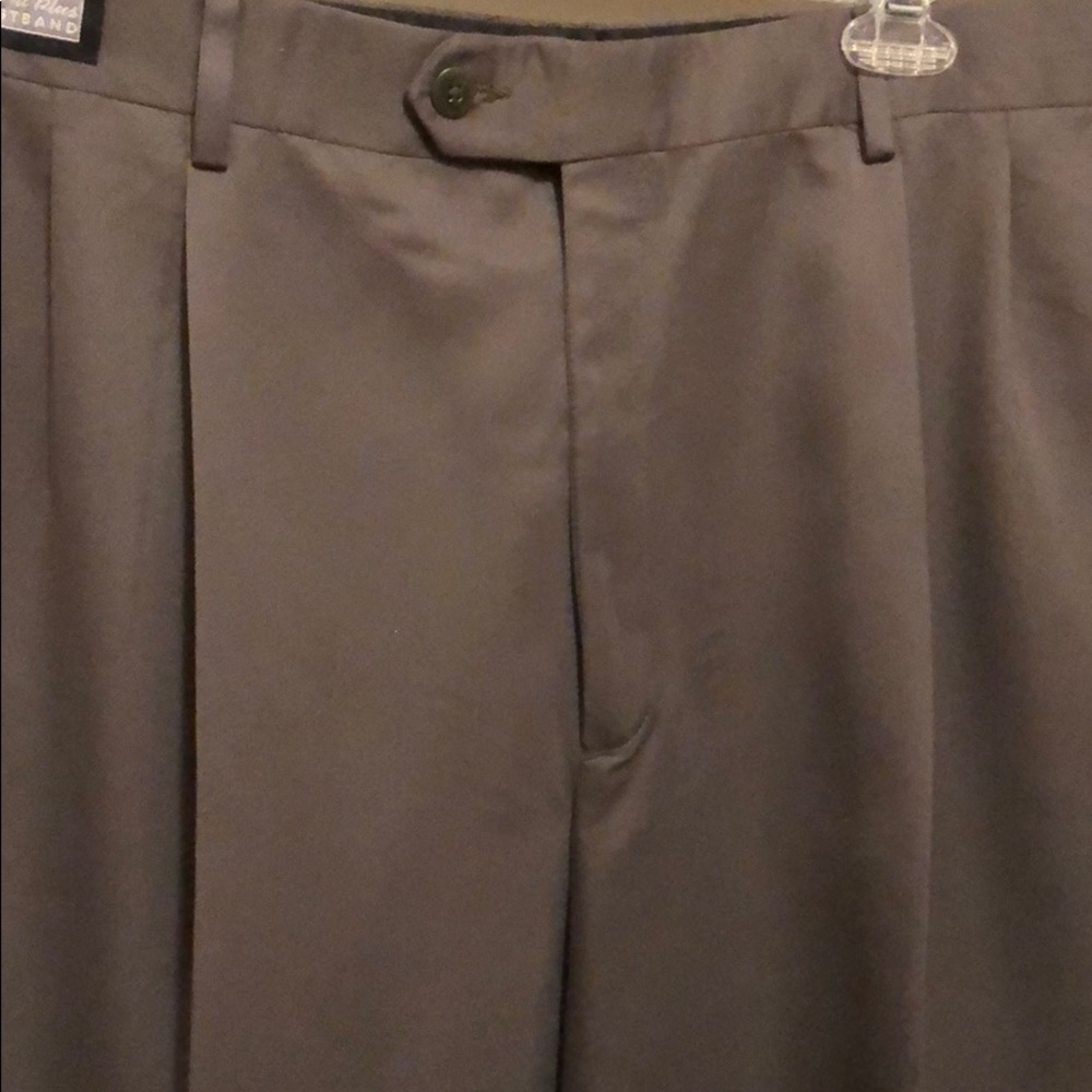 Savane Comfort Fit with pleats, medium brown